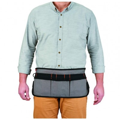 Hot Sale Tool Work Waist Apron, 14-Pockets, Gray