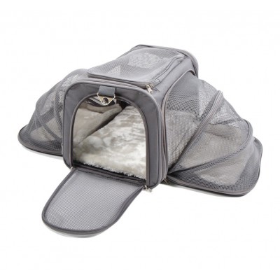 Expandable Dog Cat Travel Pet Carrier