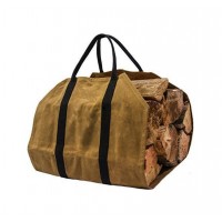 16oz Waxed Canvas Firewood Log Carrier